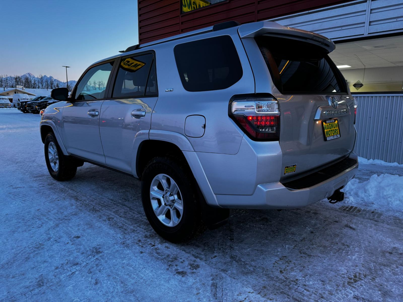 2021 Silver /Gray Toyota 4Runner SR5 (JTEMU5JR7M5) with an 4.0L V6 engine, located at 1960 Industrial Drive, Wasilla, 99654, (907) 376-5555, 61.573475, -149.400146 - Photo #3